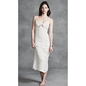 NWT La Ligne White Stars & Stripes Midi Dress